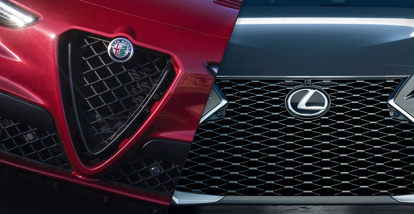 Alfa Romeo vs Lexus: Three distinct differences